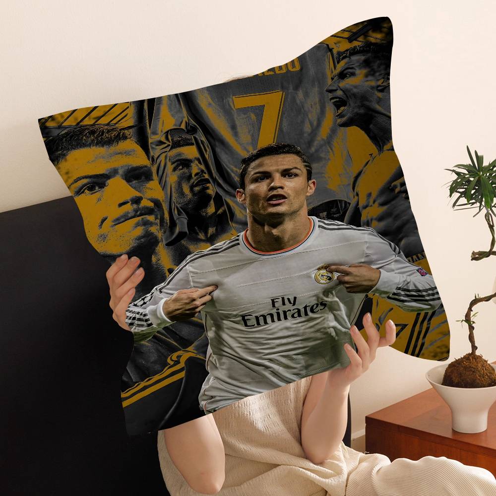 Football Star Number Personalized Pillow Cover Kids Bedroom Wild Party Decor Pillowcase kid Birthday shower Gift