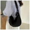 Canvas Bag Female Mori Department Crossbody Bag College Student Dumpling Bag For Daily Use Shopping Casual Outings