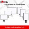 Stainless Steel A4 Floor Stand Sign Holder