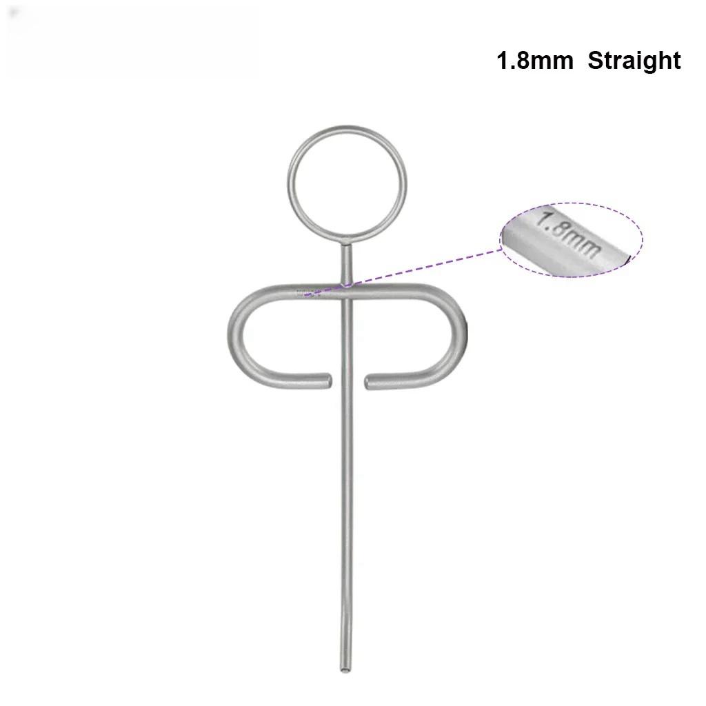 1 Pc Dental MTA Plugger Applicator Bone Implant Collector Powder Meal Conveyors Teeth Filling Syringe Carrier Straight/Curved Head