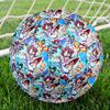 Saint Seiya Indoor Soccer Ball Size 5 Colorful All Ages Machine Stitched PVC Competition Ready Durable High-Bounce