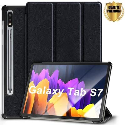 Tabletthülle - E.F.CONNECTION - TAB S7 - Schwarz - Dünn - Mehrwinkel