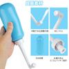 voocye Portable Manual Portable 450ml Large Portable Hot Water Washer for and Nursing Includes Waterproof Storage Bag Washlet, Washlet, Bidet,