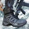 Winter Snow Boots Men High-top Outdoor Warm Soft Plush Ankle Boots Men Shoes Shock-absorbing Anti-slip Comfortable Hiking Shoes