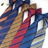 Cravată din Poliester Handmade 8cm: Îmbrăcăminte formală cu dungi pentru bărbați