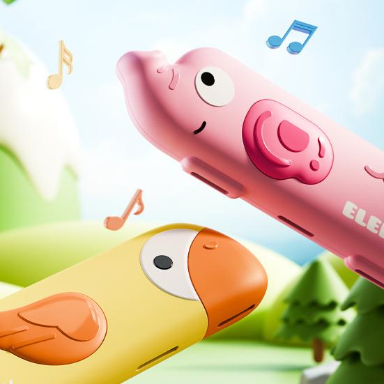 Cartoon Bird Elephant Kids Harmonica 16-Holes Lung Capacity Improvement Mouth Organ Boys Girls Beginner Educational Musical Instruments Toy