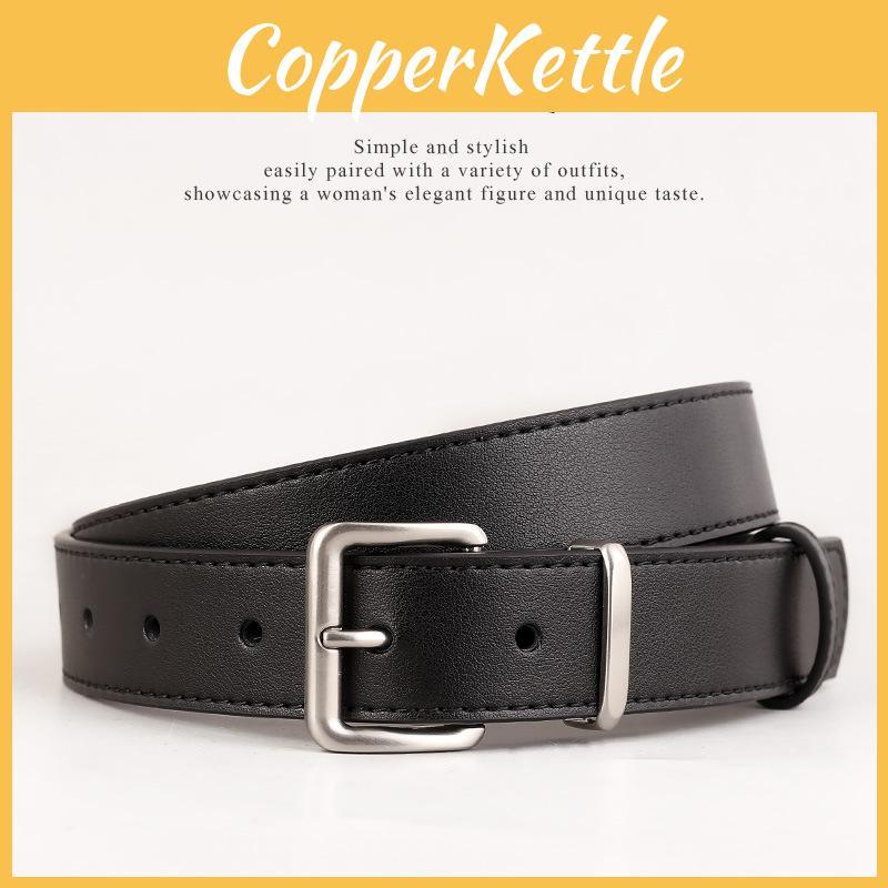 Style Genuine Leather Belt For Women With Alloy Pin Closure Suitable For Casual Outfits