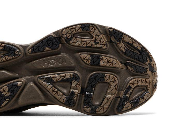 HOKA One One Bondi 8 Caged Stealth/Tech Umber Men's Sneakers