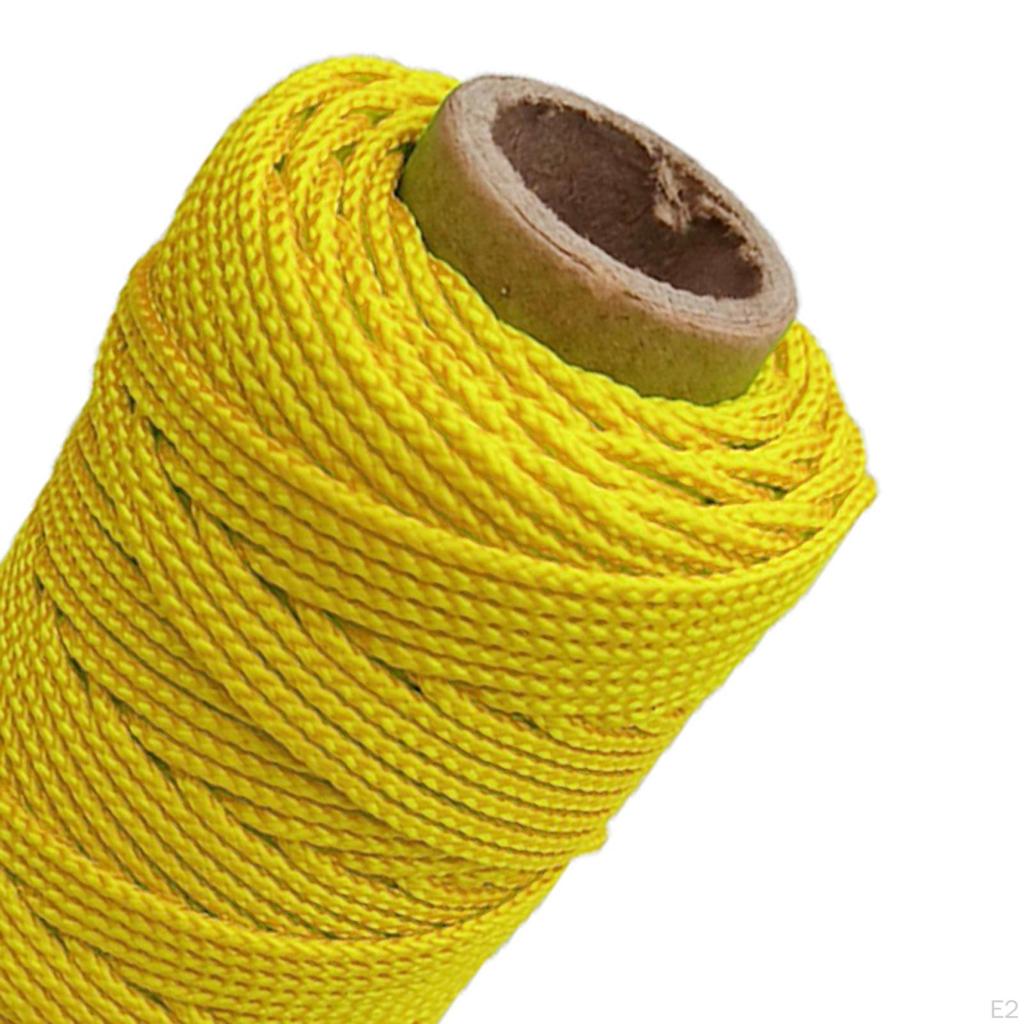 Finger Spool Line, Braided Polyester Cord for Boating And Towing Applications