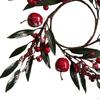 Weihnachts-Kerzenring Handgefertigte Dekoration für Geburtstag Tür Jubiläen Stilvoll A