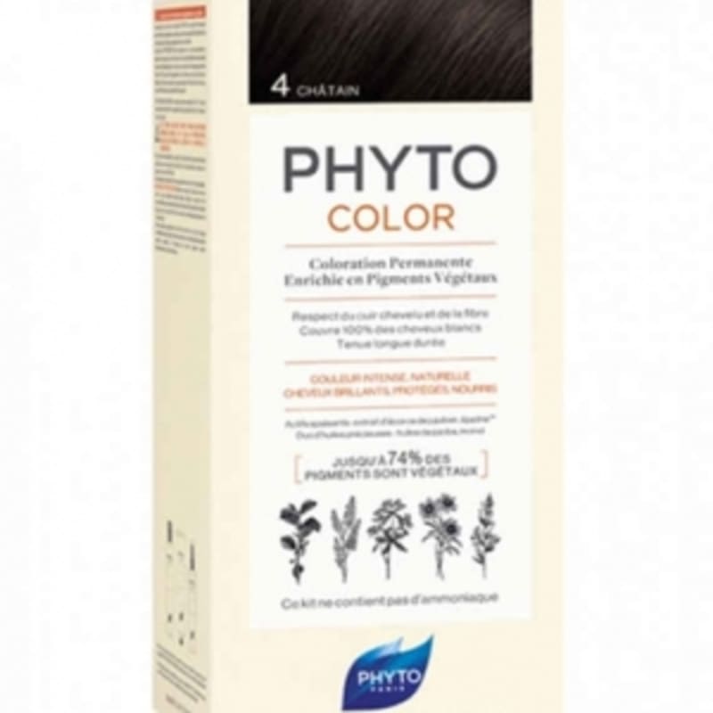 

Phyto Color Стойкая (Растительный краситель) Краска для волос - 4 ШАТЕН