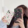 Ins Style Women's Tulip Mobile Phone Case Is Suitable for Apple 17Pro Straight Edge Soft Case Iphone16 Mobile Phone Case.