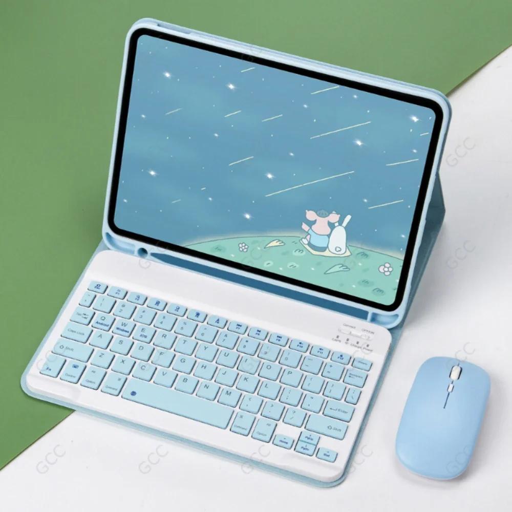 Tastaturabdeckungen für Tablets für Neues iPad 11. Generation A16 2025 Hülle mit Stifthalter für iPad 10. 9. 8. Air 6 5 4 Air 3 Pro 11 4. 3. Generation