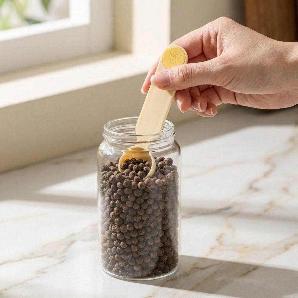 with Scale Mini Measuring Spoon Set Stacking Baking Measuring Set Seasoning Spoon  Coffee Measuring