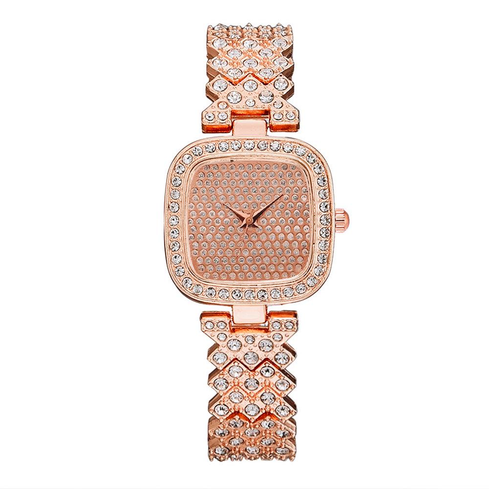 Luxury Square Dial Quartz Women's Watch - Trendy No-Marking Ladies Wristwatch
