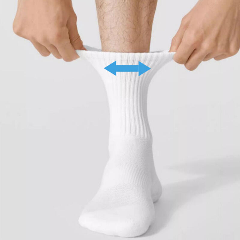 Non-slip sports socks, running socks, 4-pack White 4 pieces