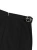 Nyxxx Stud Lined Up Skirt Black