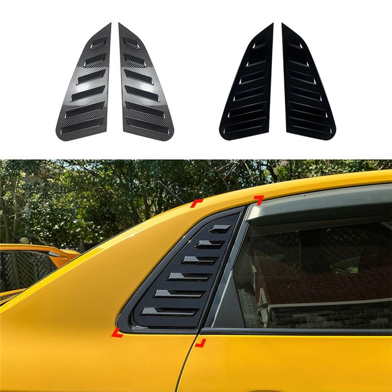 Dreieckige Heckfenster-Jalousien Abdeckleiste für Subaru Impreza WRX STI 2011-2014
