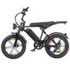 Elekwheels E6 Electric Bicycle 250W Motor 20" Fat Tire Fully Suspended Adult Electric Bike 48V 15Ah LCD Display 7 Speed Max Load 150Kg