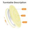 FAIS DU Macaron Cake Turntable Set with Cream Nozzles Scrapers Upgraded Revolving Cake Stand Tools for Baking Pastry Decorations