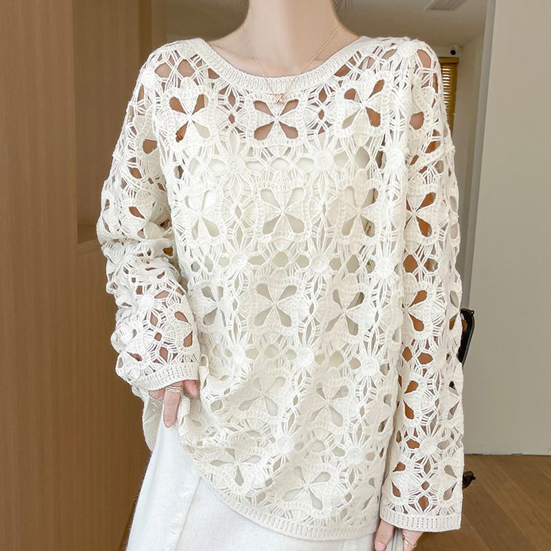 Women's Cashmere Sweater Qinghe Cashmere 30% Cashmere 70% Wool Autumn and Winter Cashmere Pullover Hand-woven Soft and Warm