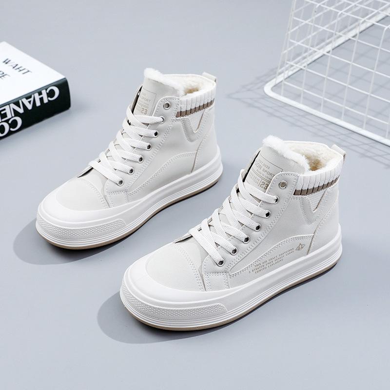 

[Customized] Q902 sports and leisure shoes women s 2025 new shoes flat-soled Korean version of student versatile explosion thick-soled increase 35