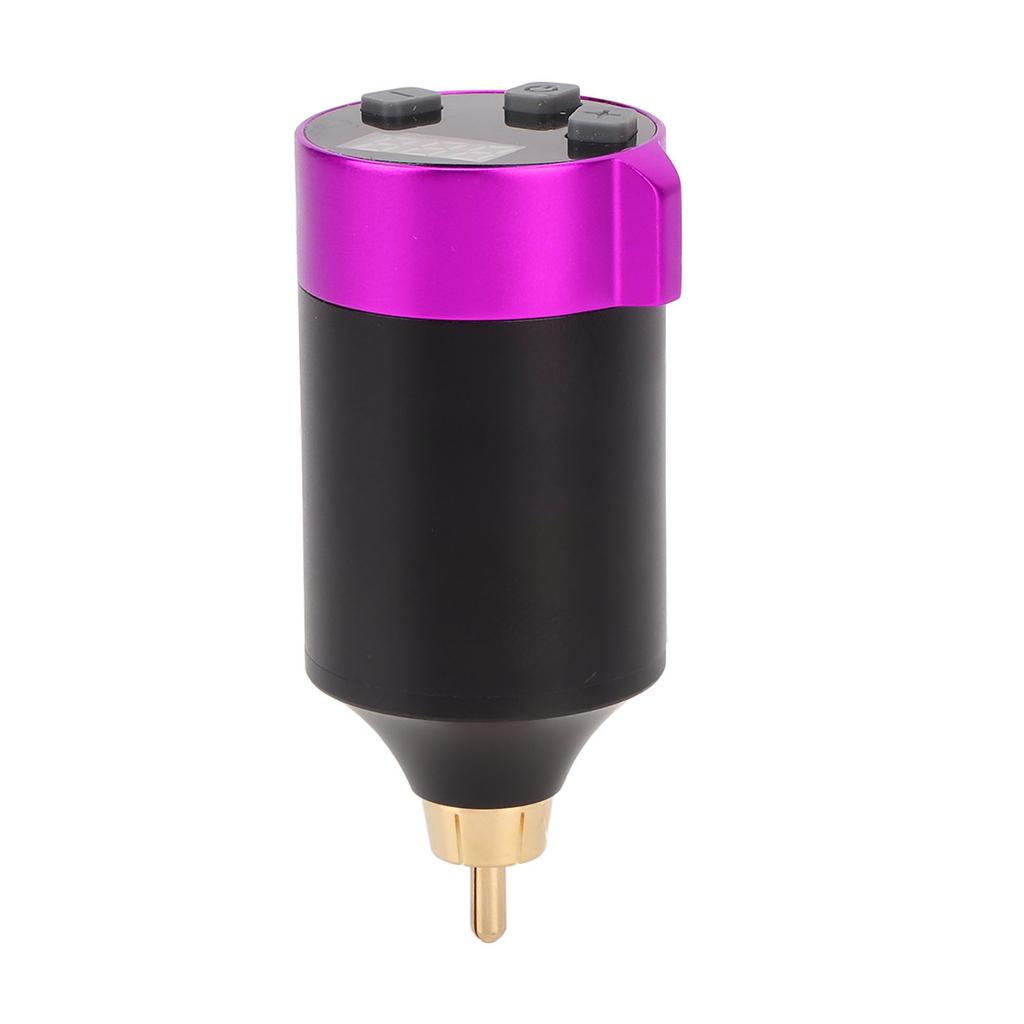 Wireless Tattoo Power Supply RCA Interface 1500mAh LED Screen Rechargeable Tattoo Machine Battery