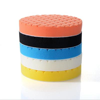 5 pièces/ensemble éponge tampon de polissage voiture beauté cire éponge ensemble 3/4/5/6/7 pouces motif Hexagonal