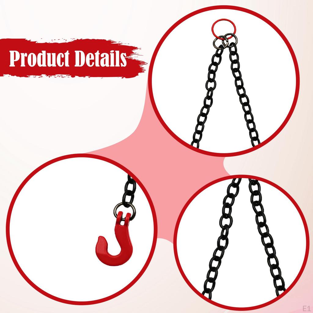RC Car Lifting Chain Decoration, Sturdy Replace Spare Parts, Durability Realistic