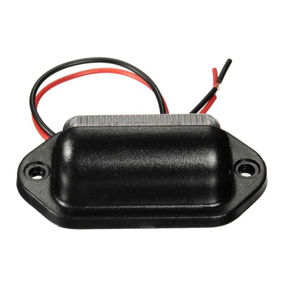 2 Pcs Car SUV Rear Mini License Plate LED Light Lamp 12V 6000K 1.8W Waterproof