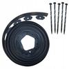 LARGE LAWN GARDEN Edging BLACK BORDER Edging Palisade + ANCHORS