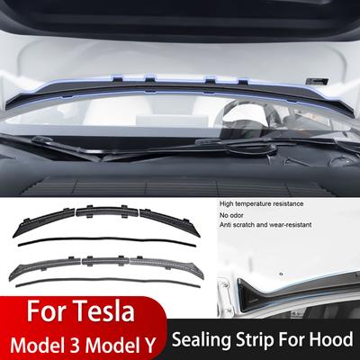 Front Waterproof Chassis Cover Water Strip For 18-23 Tesla Model 3 / Y Air Inlet Protective Cover Modification Accessories