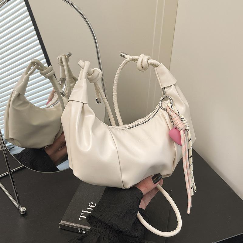 Women Casual Fashion Versatile Underarm Crossbody Shoulder Dumpling Bag