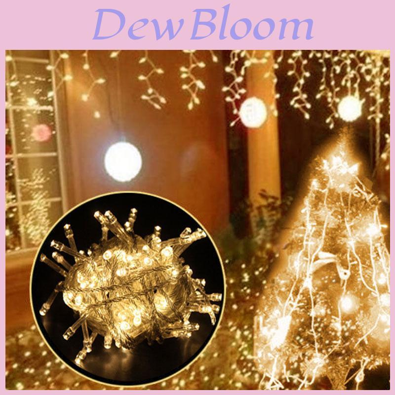 Bezaubernde 10m 100 LEDs Weihnachts-Lichterkette für magische Außendekoration