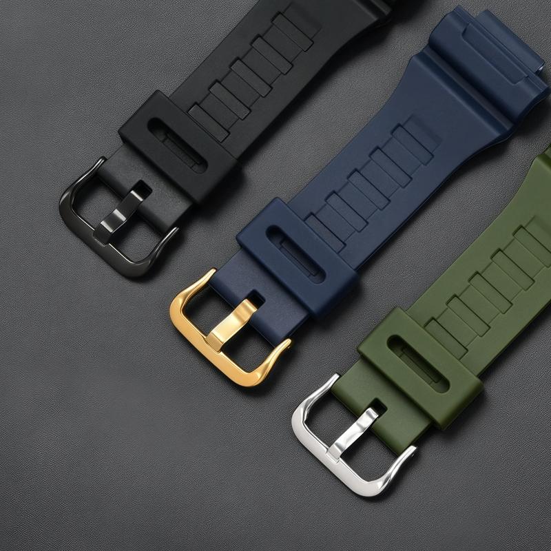 Reimveske for Casio G-Shock AQ-S810 Menn Kvinner Erstatning Matt Gummi Silikon Klokkereim Armbånd