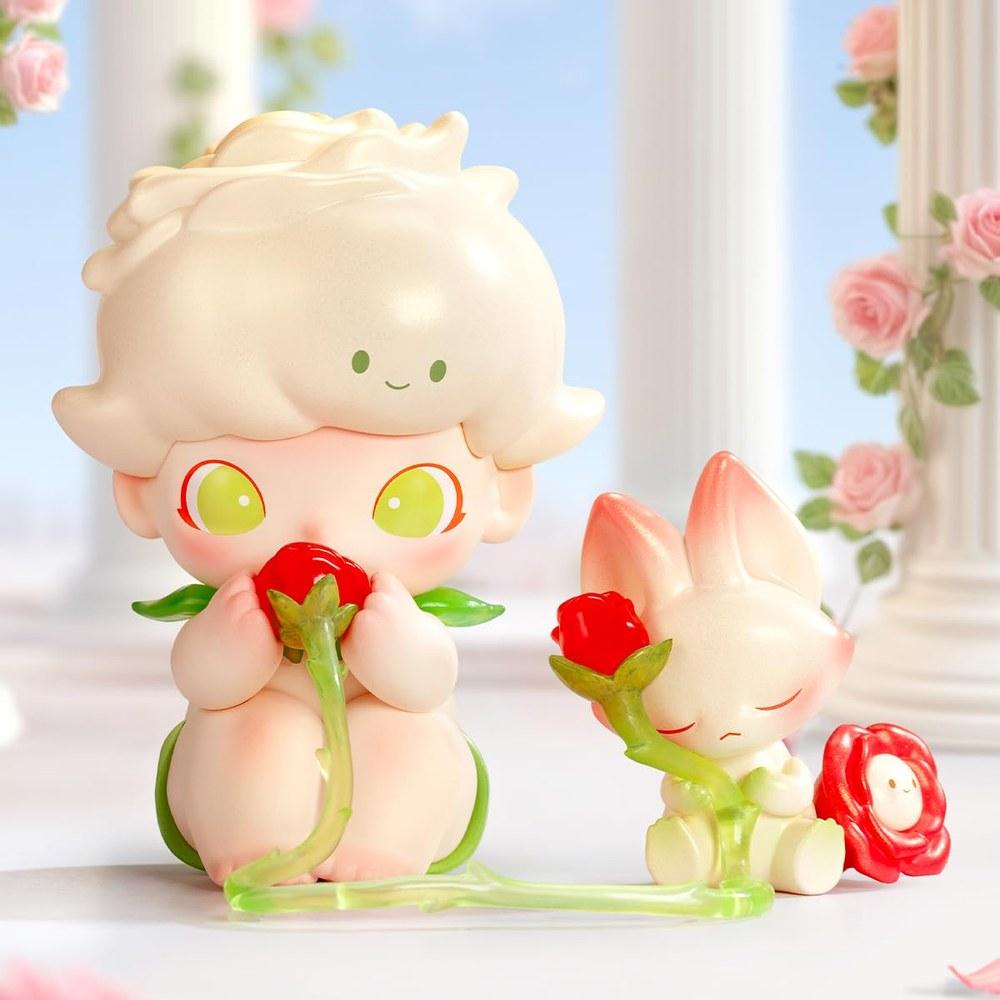 POP MART DIMOO Whisper of the Rose Figure Toy Plastic Model Kit Gift Support Activity Official Product