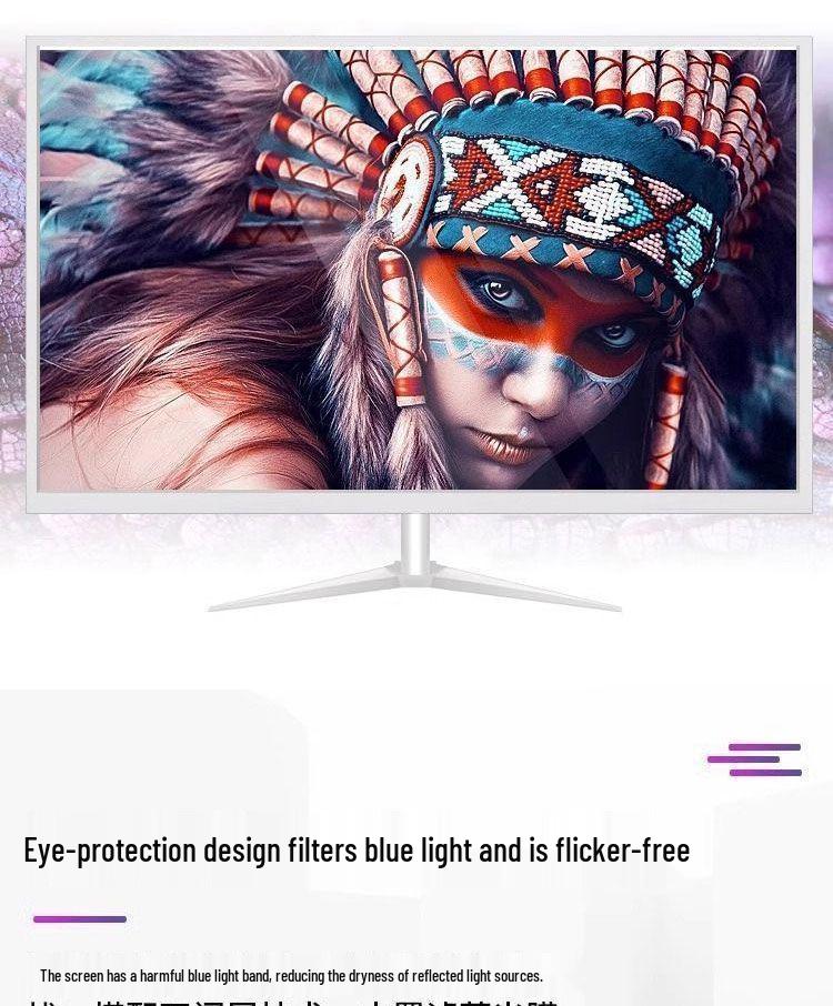 Shik Wall-Mountable HD Desktop Monitor - 20/22/24 Inch for Home or Office Use