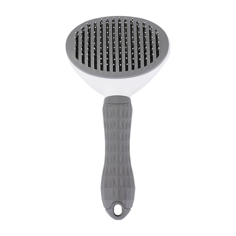 Self-Cleaning Cat Comb: One-Key Hair Removal & Litter Cleaning Tool
