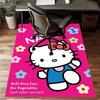 Custom HelloKitty Mat Personalized Name, Polyester Washable Indoor Entryway Rug, Gift for Christmas, Easter, Thanksgiving Day