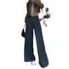 Retro High Waist Wide-Leg Jeans Women’s Slimming Drapey Spring Pants
