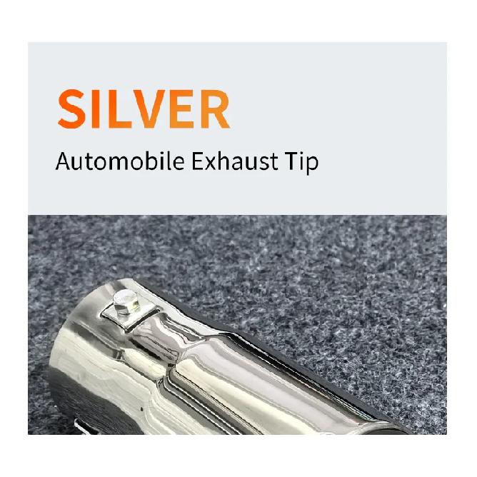 Car Exhaust Muffler Tail Pipe For Mazda 3 Qashqai Renault Clio 5 2019-2022 Stainless Steel Car Tailpipe Decor Accessories