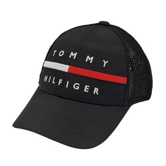 TOMMY HILFIGER GOLF Unisex Cap Water-Repellent Free Size Black THMB6S01