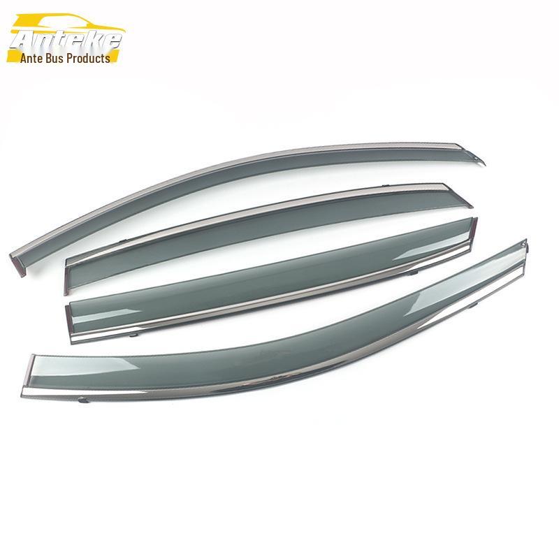 

Совместимая накладка дефлектора дождя Emgrand 4-го поколения: 3D Полоса из нержавеющей стали для 22 моделей