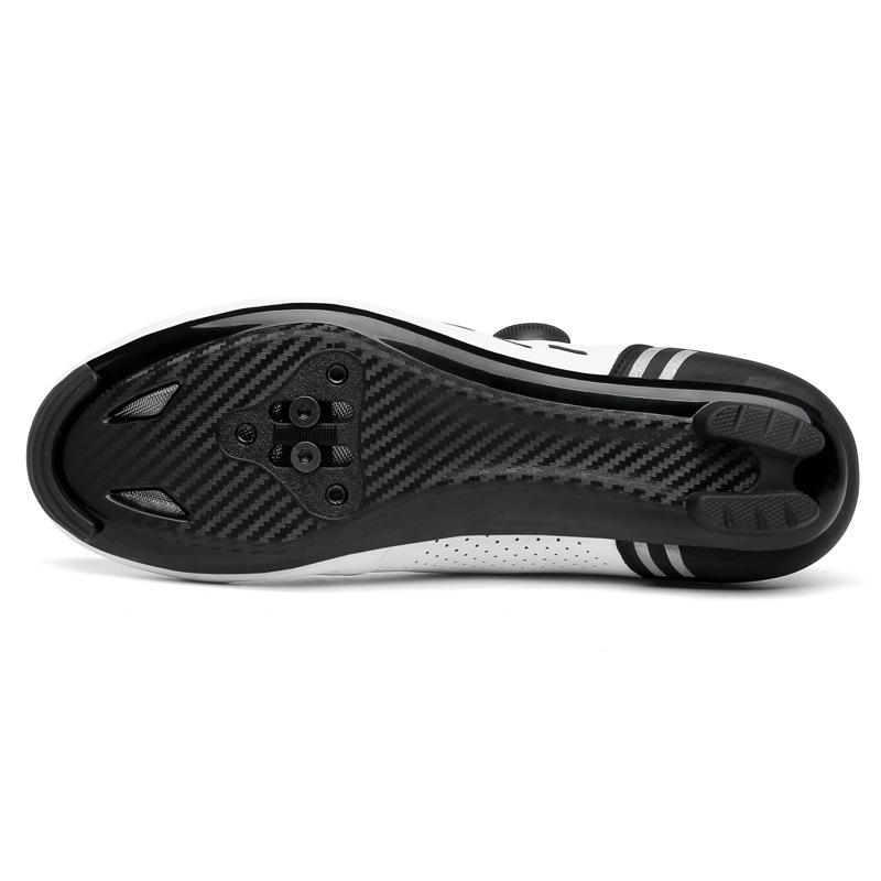 T2021 Cycling Shoes: Versatile Men's and Women's Bicycle Footwear with Rotary Buckle, Lock and Lockless Options, Durable Leather Surface
