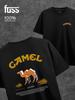 T-shirt noir Y2K avec imprimé Cameline