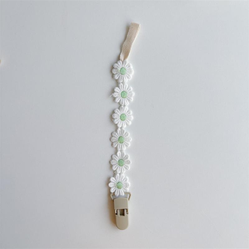 INS Korean Baby Pacifier Anti-Drop Chain and Teether Clip - Little Daisy Lanyard