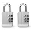 2Pcs Rust-proof 3-Digit Password Lock Waterproof Anti-theft Padlock  Dormitories Door
