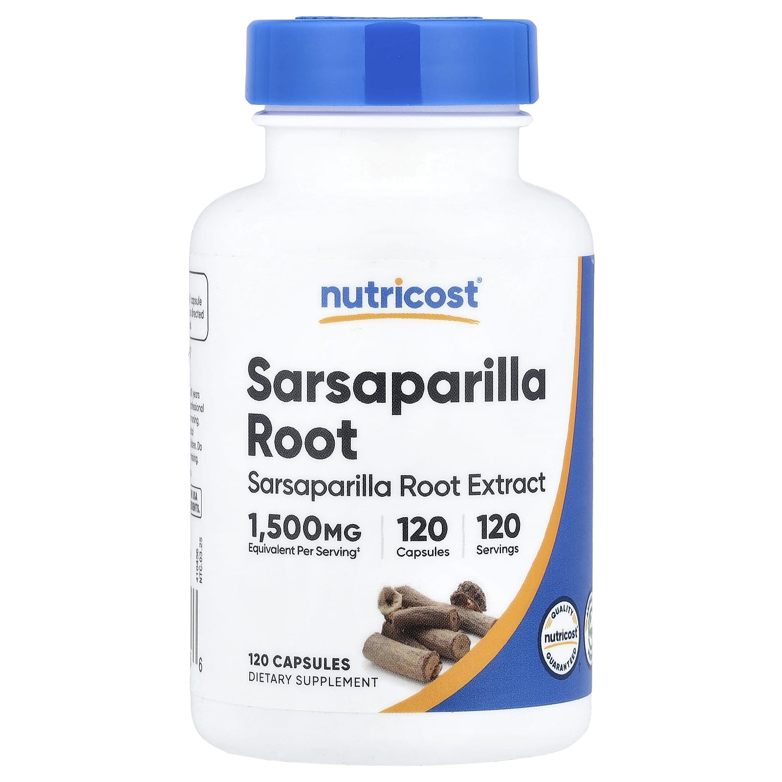 

Nutricost, Sarsaparilla Root, 120 Capsules (100mg per capsule)
