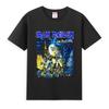 2025 Men Iron T Shirt Casual Powerslave Head T-shirt Graphic Oversized Sports Tops Maiden Comfortable Streetwear CottonTee