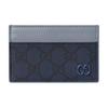 GG Supreme Two-Tone GG Card Holder Women Wallets Dark-Blue 768248-FAFBE-8448